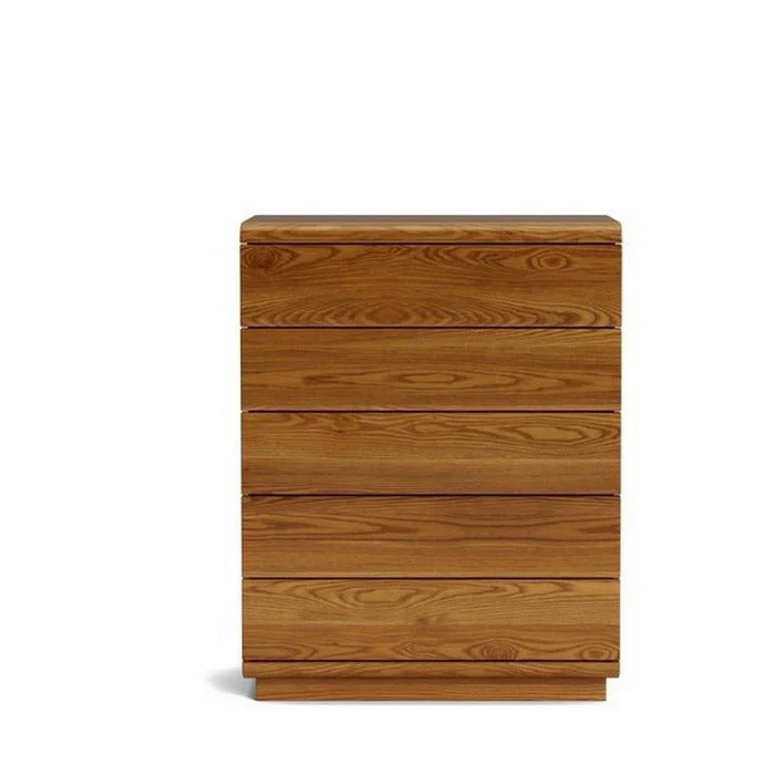 Karamea Tallboy 5 Drawer - With Cut Out (Ash) - Image 4