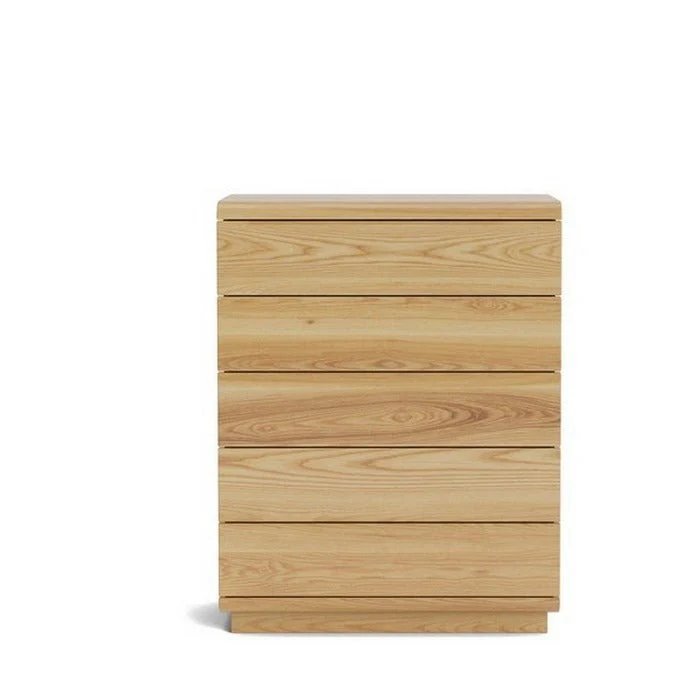 Karamea Tallboy 5 Drawer - With Cut Out (Ash) - Image 6