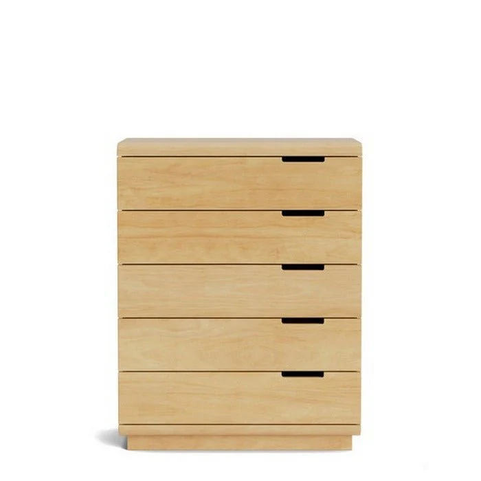 Karamea Tallboy 5 Drawer - With Cut Out (Pine) - Image 5