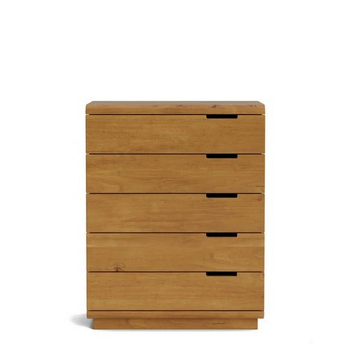 Karamea Tallboy 5 Drawer - With Cut Out (Pine) - Image 6