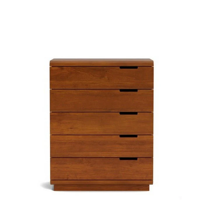 Karamea Tallboy 5 Drawer - With Cut Out (Pine) - Image 7