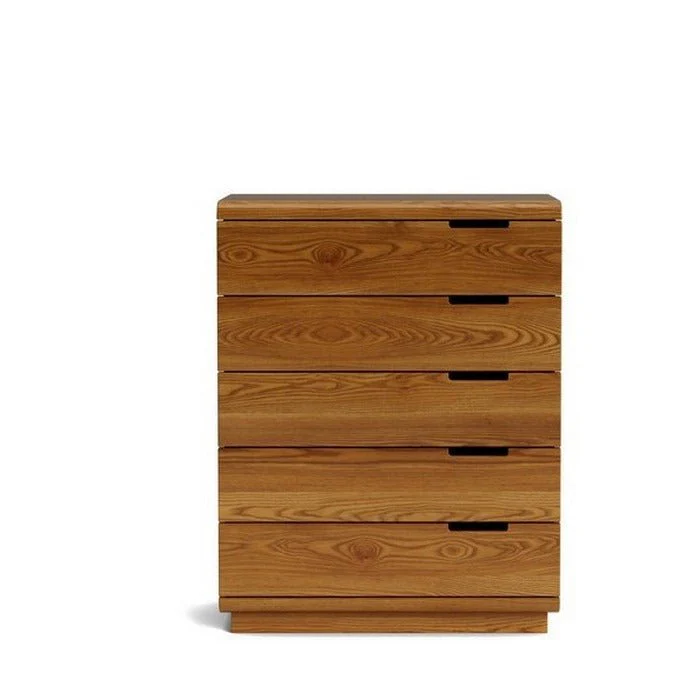 Karamea Tallboy 5 Drawer - With Cut Out (Ash) - Image 3