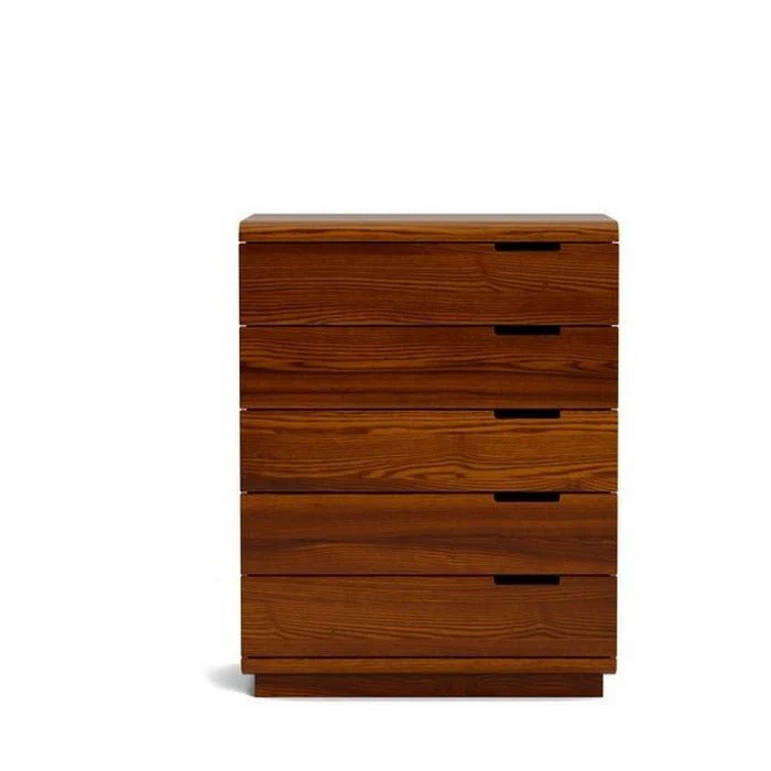 Karamea Tallboy 5 Drawer - With Cut Out (Ash) - Image 4