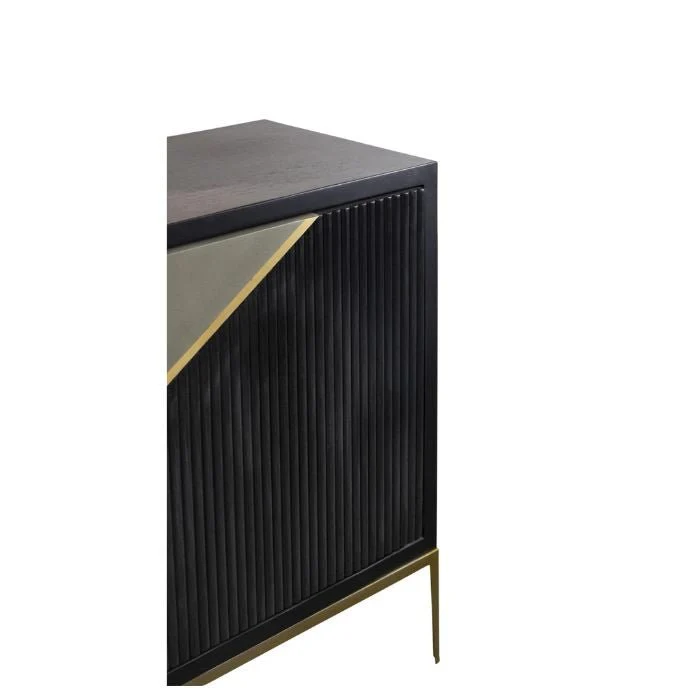 Kavali Buffet 1200w - brass  coloured legs - Image 2