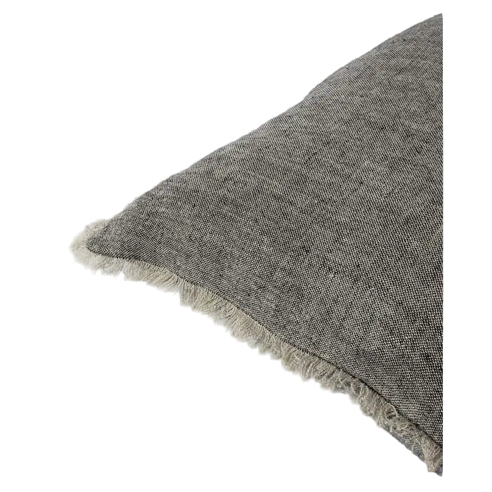 Keaton Black Cushion (Linen) - Image 2