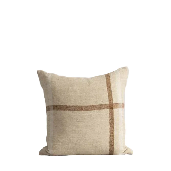 Keswick Taupe Cushion (Linen)