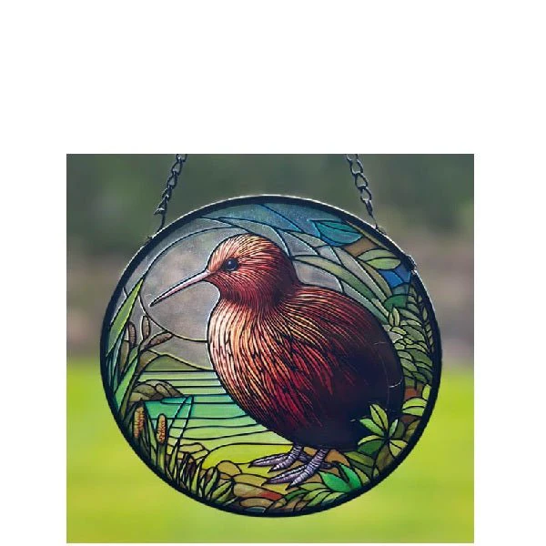 Kiwi Stained - Glass Hanger 115dia - Image 2