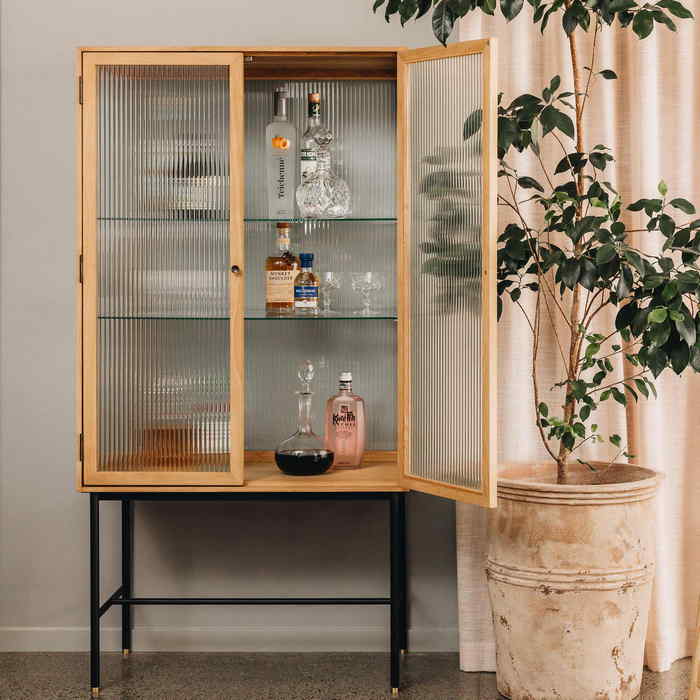 Kobe Highboard (Natural Oak) - Limited stock - Image 2