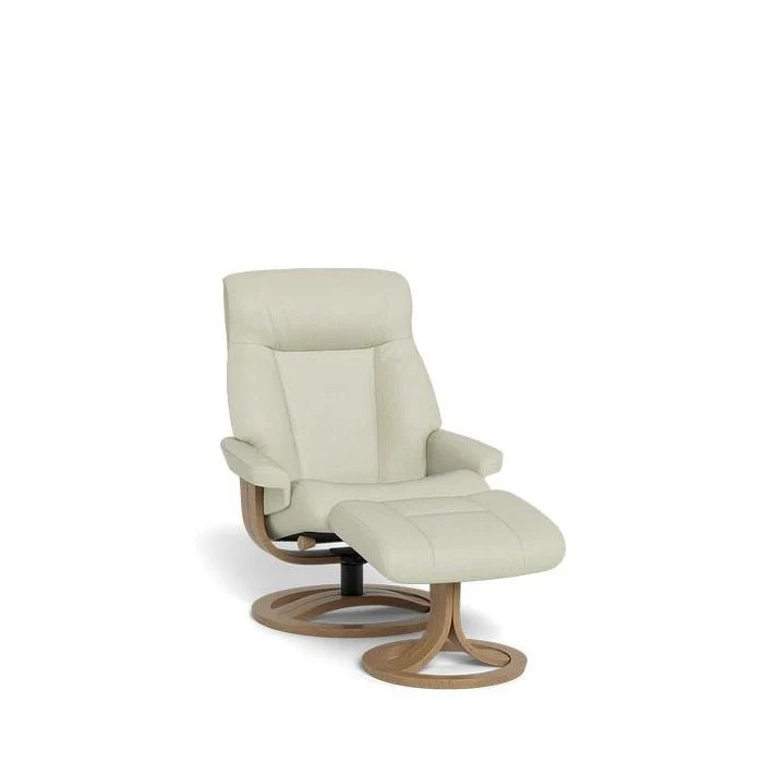 La-Z-Boy Atlanta Recliner + Footstool in Classic Essenza Leather - Image 4