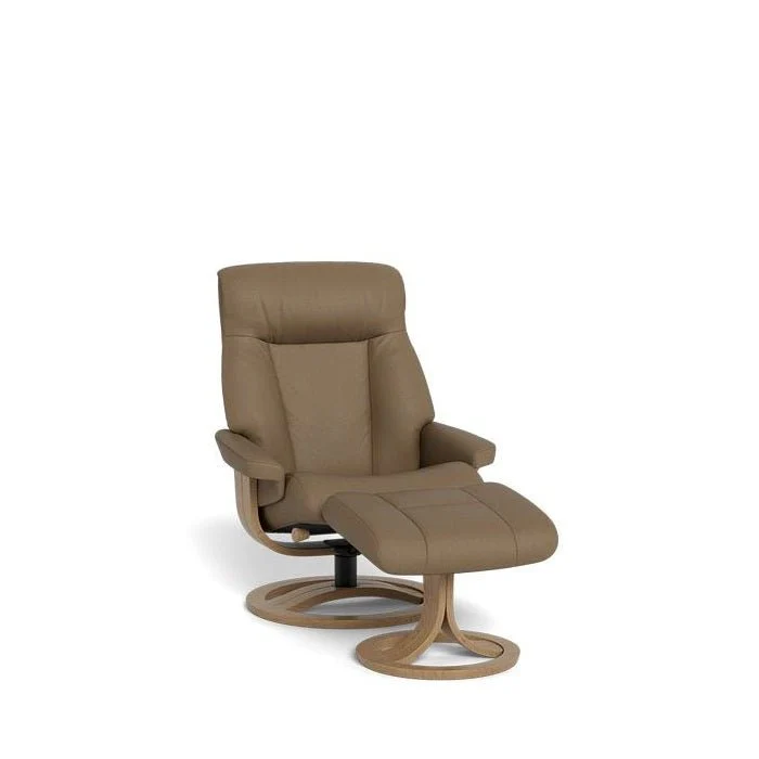 La-Z-Boy Atlanta Recliner + Footstool in Classic Essenza Leather - Image 6