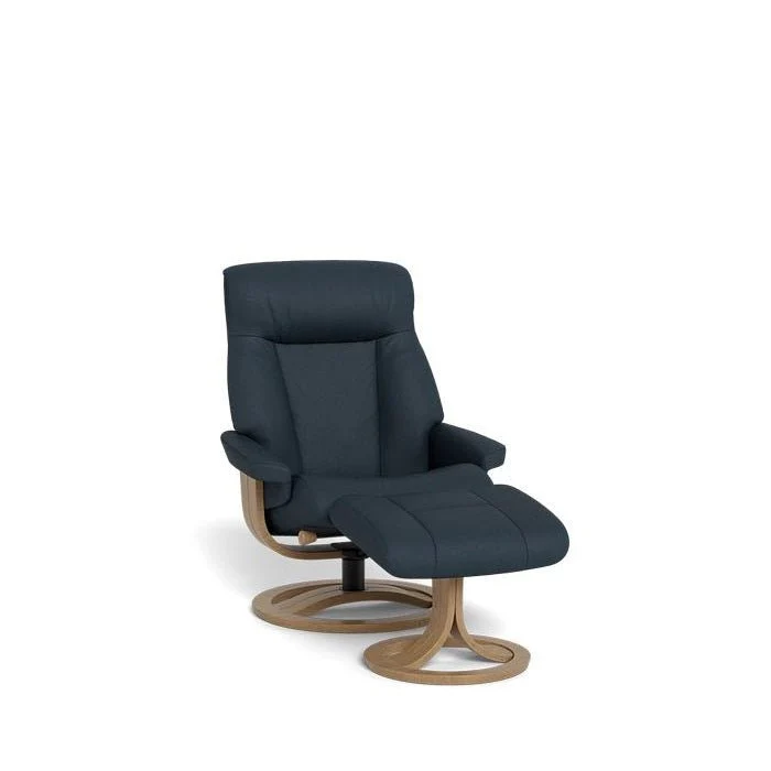 La-Z-Boy Atlanta Recliner + Footstool in Classic Essenza Leather - Image 7