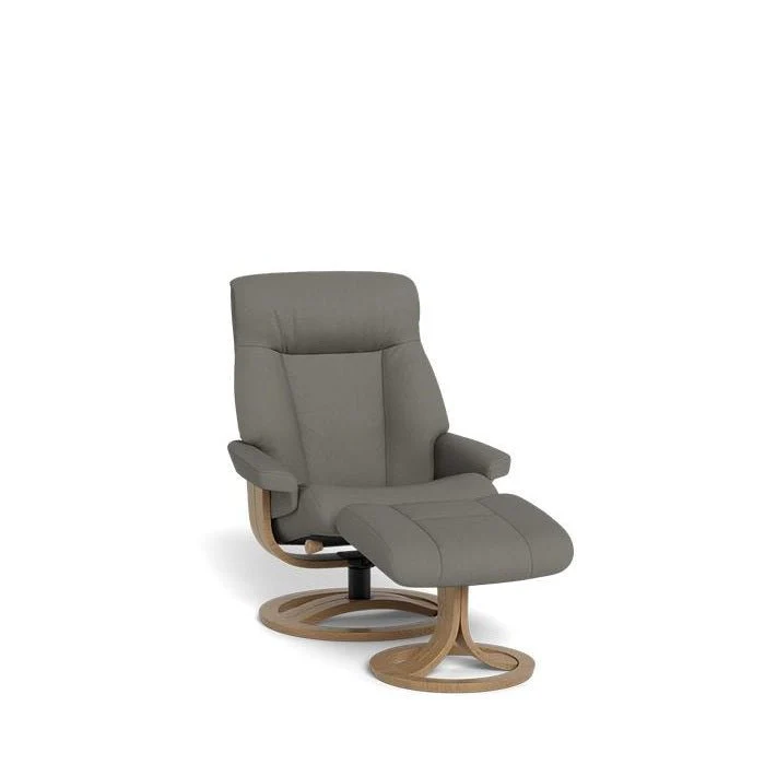 La-Z-Boy Atlanta Recliner + Footstool in Classic Essenza Leather - Image 8