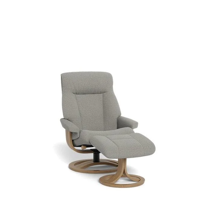 La-Z-Boy Atlanta Recliner + Footstool in Fabric