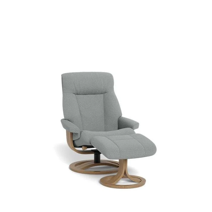 La-Z-Boy Atlanta Recliner + Footstool in Fabric - Image 2