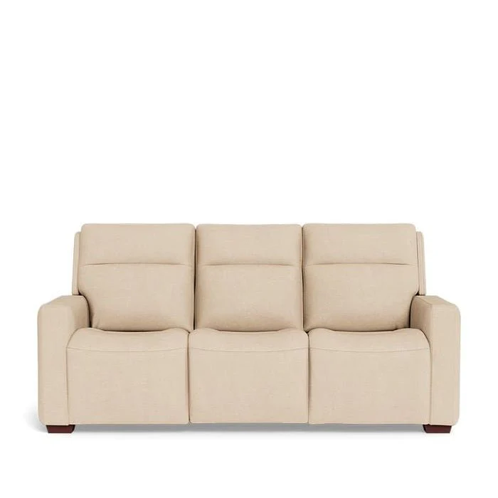 La-Z-Boy Cary Power Reclining 3 Seater Sofa - Premium Jersey Leather - Image 2
