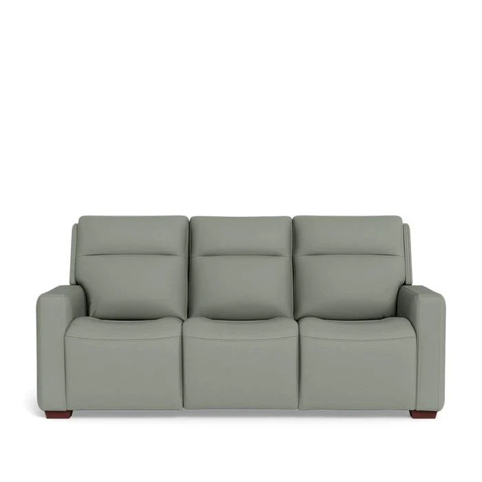 La-Z-Boy Cary Power Reclining 3 Seater Sofa - Premium Jersey Leather - Image 8
