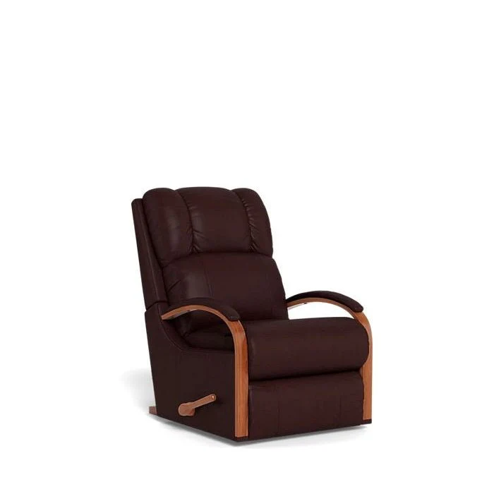 La-Z-Boy Harbor Town Mahogony Rocker Recliner - Leather - Image 2