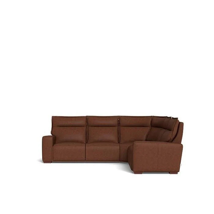 La-Z-Boy Hartford 5pce Motion Modular - Leather - Image 11