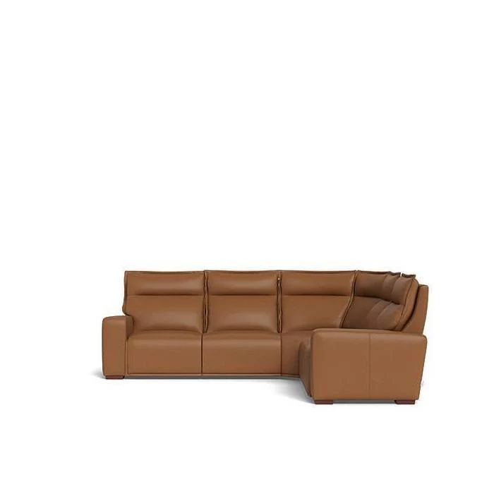 La-Z-Boy Hartford 5pce Motion Modular - Leather - Image 12