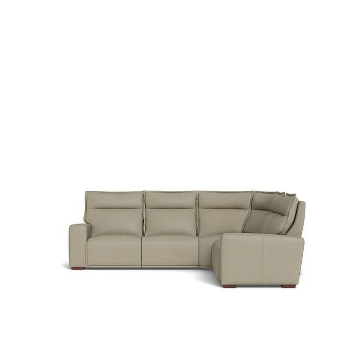 La-Z-Boy Hartford 5pce Motion Modular - Leather - Image 17
