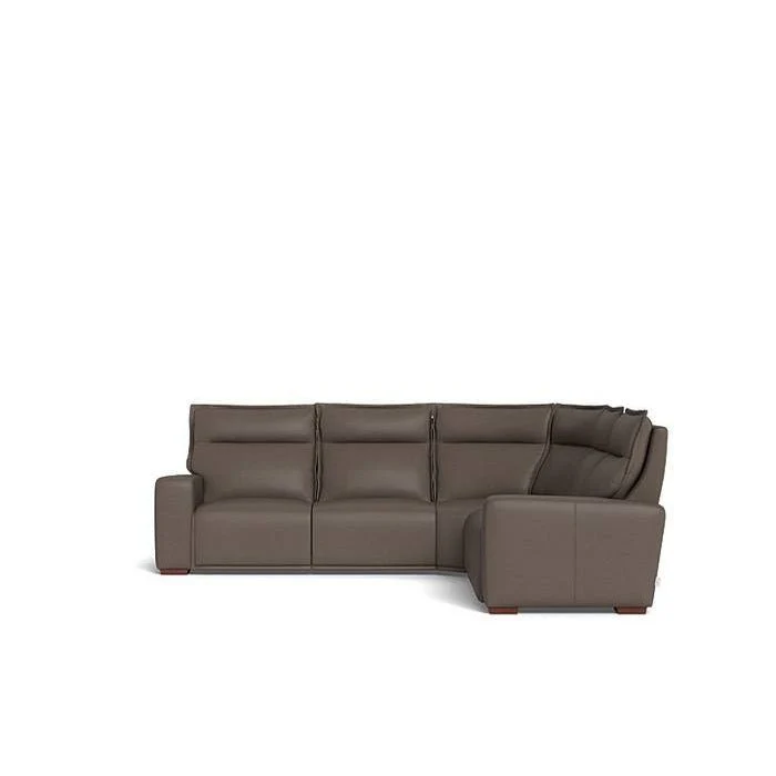 La-Z-Boy Hartford 5pce Motion Modular - Leather - Image 18