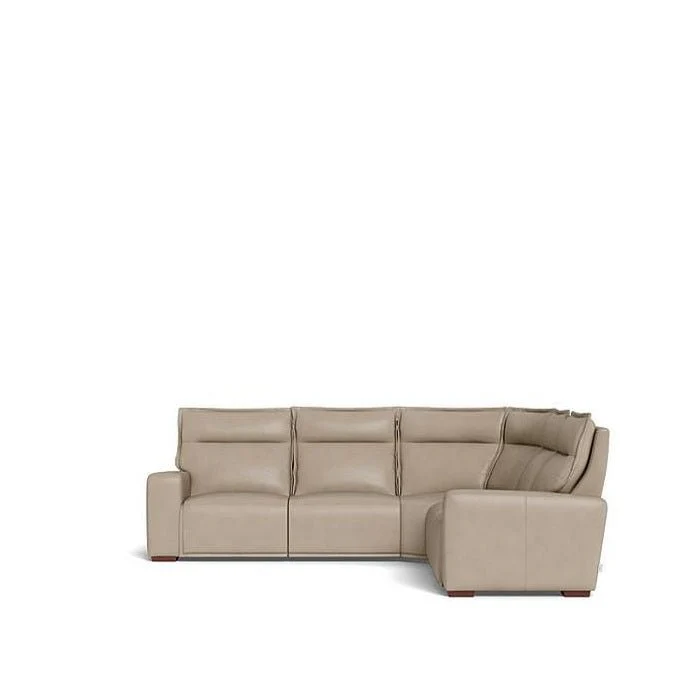 La-Z-Boy Hartford 5pce Motion Modular - Leather - Image 2