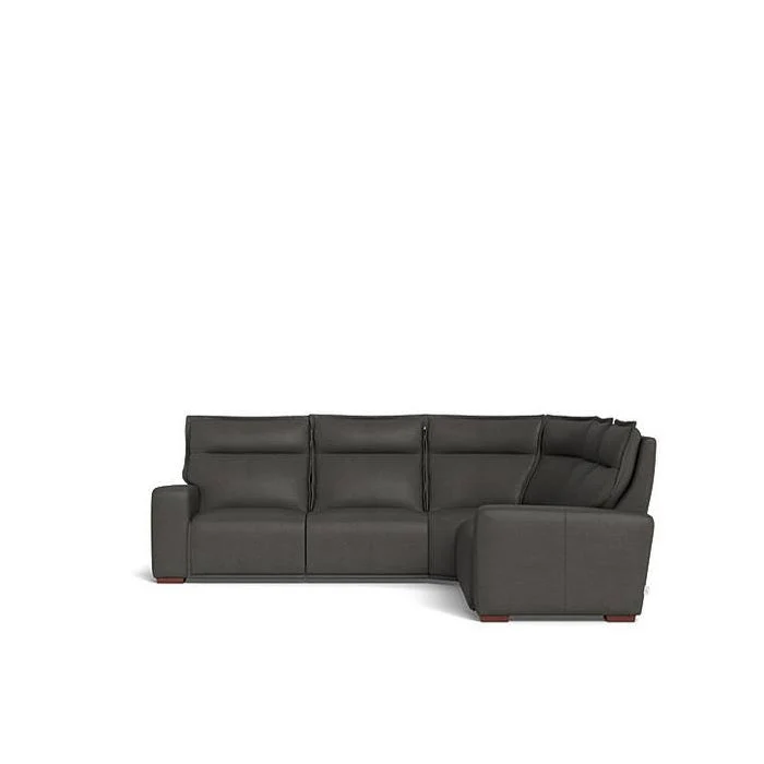 La-Z-Boy Hartford 5pce Motion Modular - Leather - Image 20