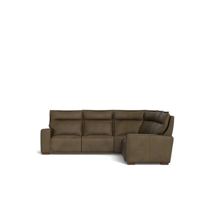La-Z-Boy Hartford 5pce Motion Modular - Leather - Image 24