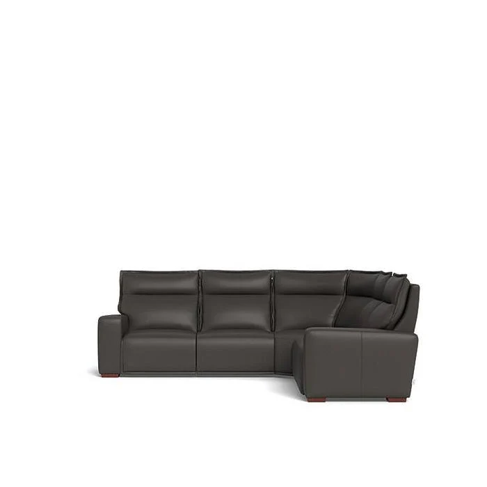 La-Z-Boy Hartford 5pce Motion Modular - Leather - Image 6