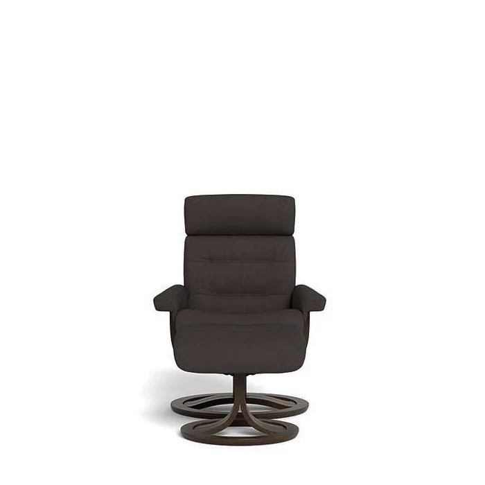 La-Z-Boy Royal Large Wenge Recliner + Footstool - Image 5