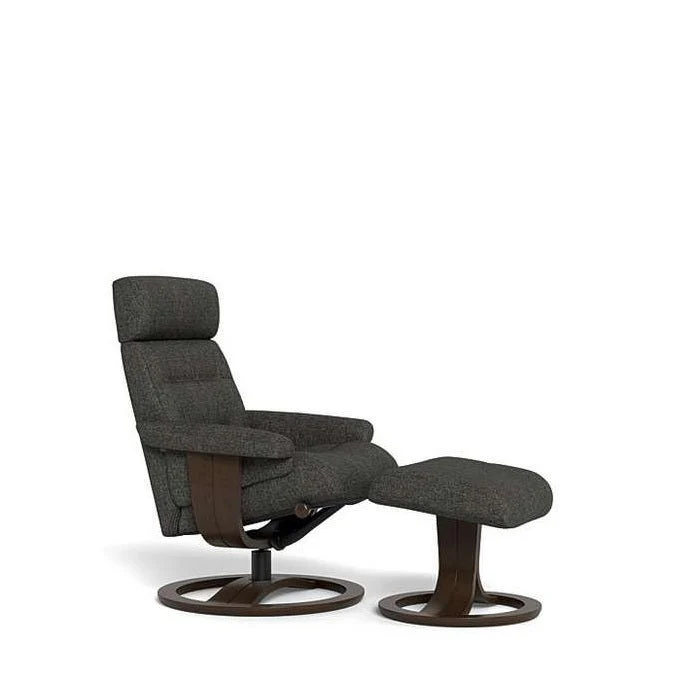 La-Z-Boy Royal Recliner + Footstool - Image 2