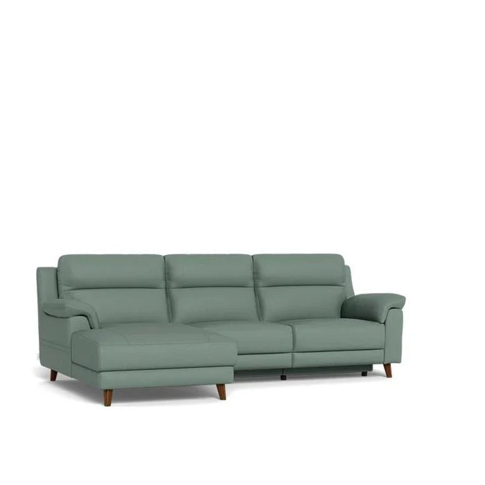 La-Z-Boy Sereno 2 Seater Power Reclining Sofa with Chaise - Geneva Leather - Image 4