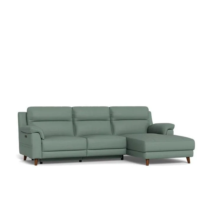La-Z-Boy Sereno 2 Seater Power Reclining Sofa with Chaise - Geneva Leather - Image 7