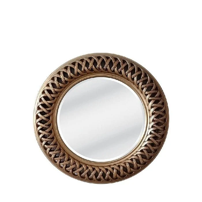 Lattice Framed Mirror - Gold or Silver - Two sizes to suit
