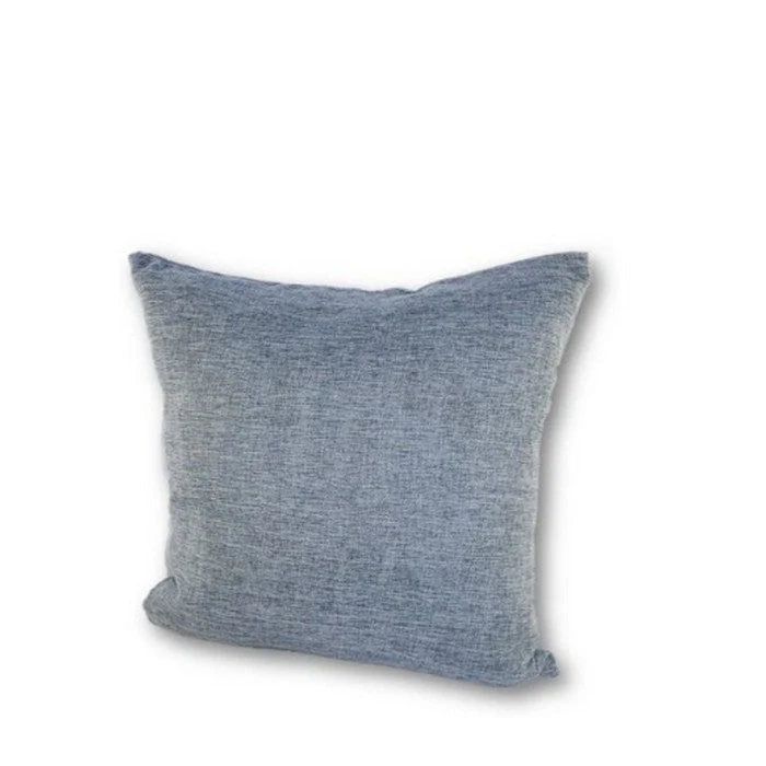 Linen Look Cushion - Steel Grey