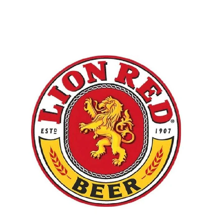 Lion Red Coaster Set - Glass - Image 2