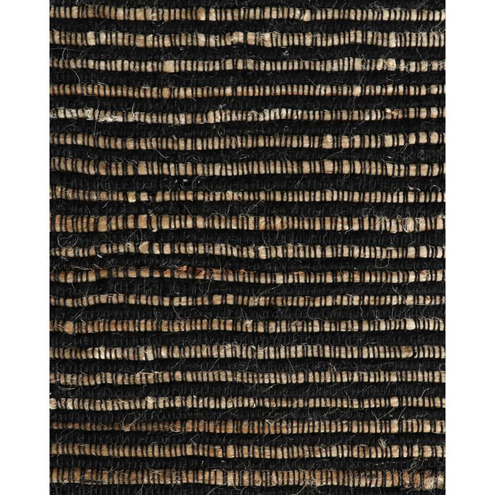 Lissa Floor Rug - Black (Hemp Blend) - Image 3
