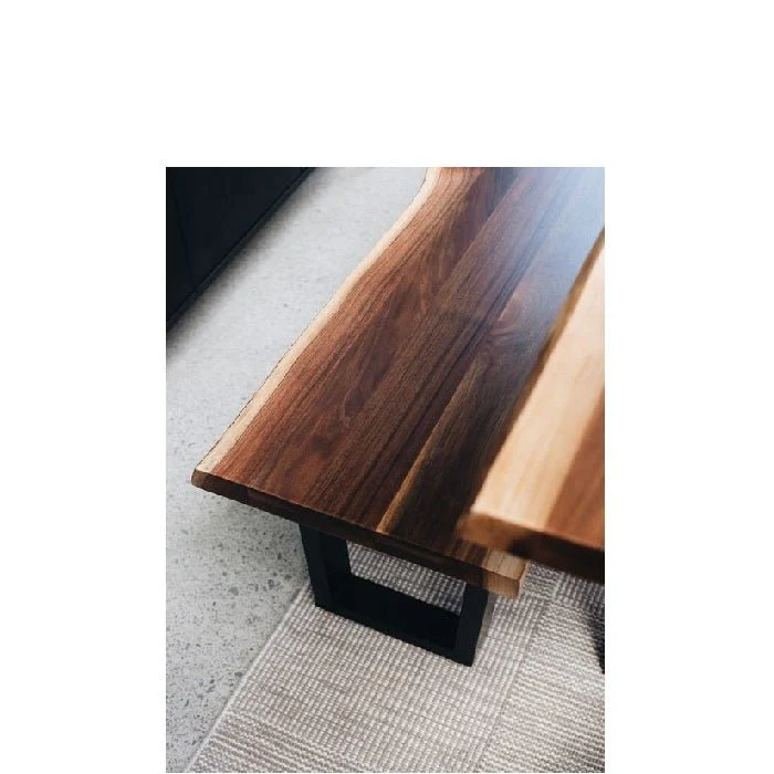 LiveEdge Dining Tables 1800w - 2100w - 2400w (Blackwood veneer) - Image 5