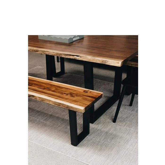 LiveEdge Dining Tables 1800w - 2100w - 2400w (Blackwood veneer) - Image 6