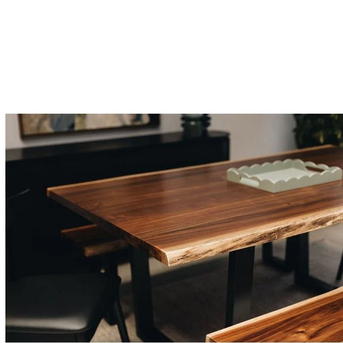 LiveEdge Dining Tables 1800w - 2100w - 2400w (Blackwood veneer) - Image 7