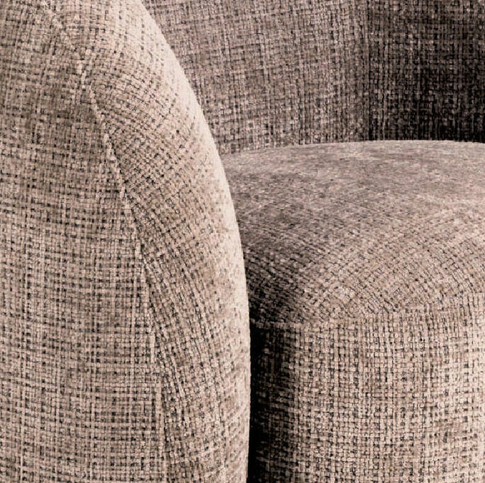 Lodi Swivel Armchair - gental curves in choice of colour - Image 10