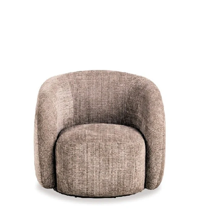 Lodi Swivel Armchair - gental curves in choice of colour - Image 2