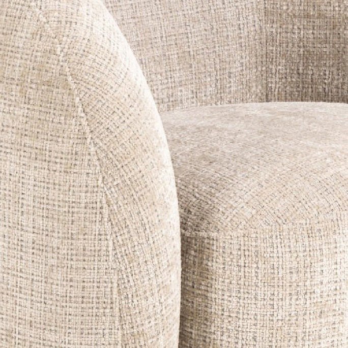 Lodi Swivel Armchair - gental curves in choice of colour - Image 6