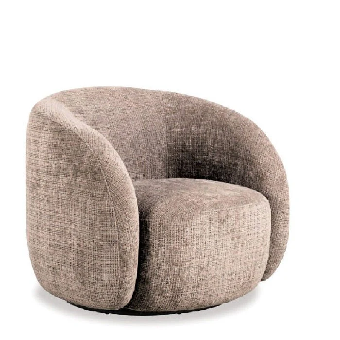 Lodi Swivel Armchair - gental curves in choice of colour - Image 8