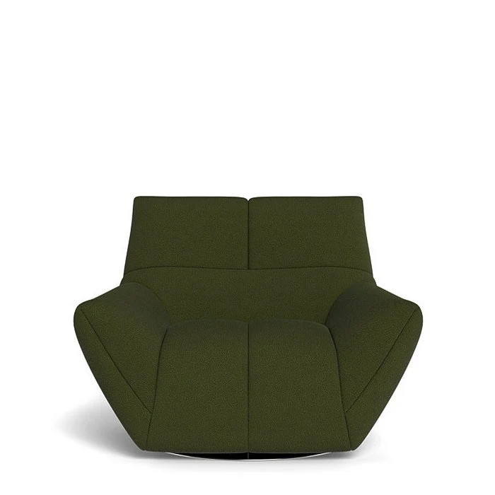 Lola Swivel Armchair in Fabric