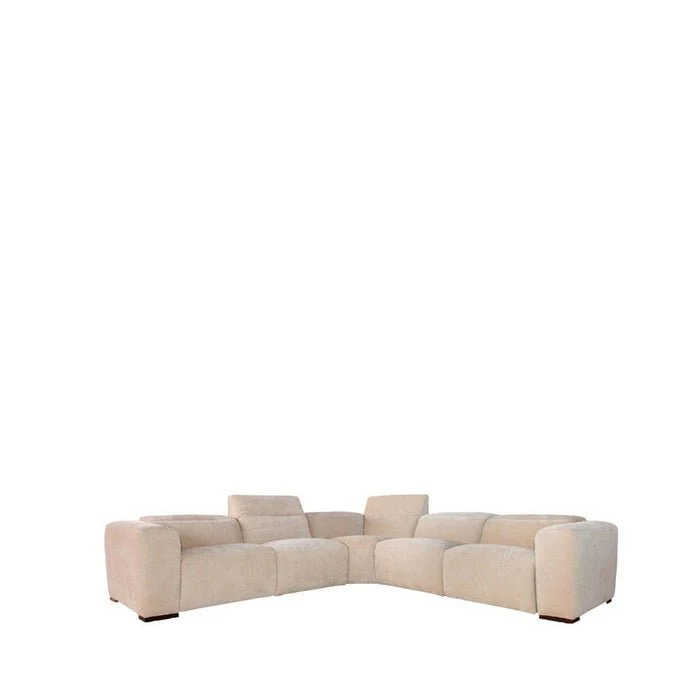 Madison 5 Piece Power Corner Modular Suite in Fabric - Image 15