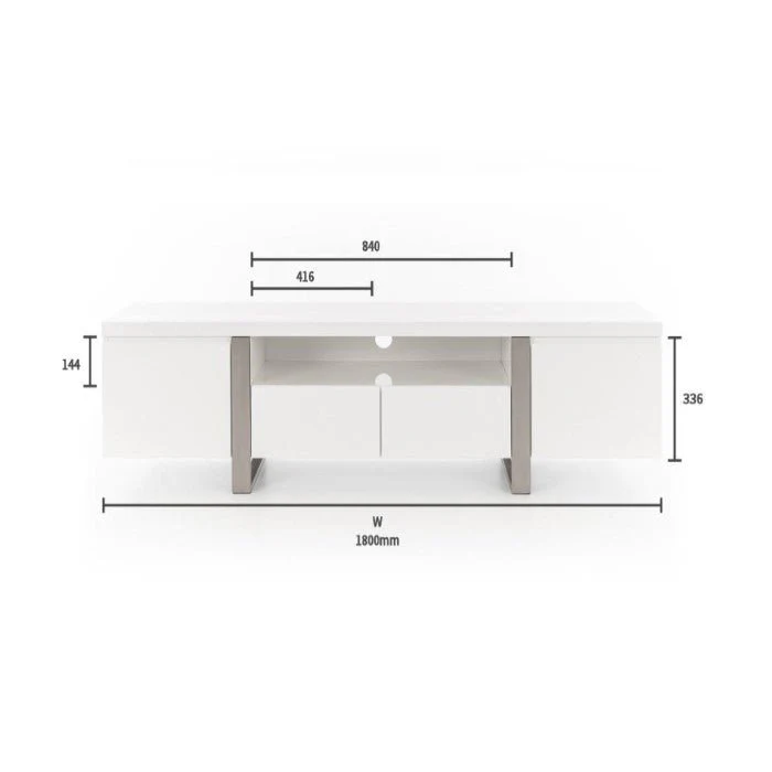 Madrid TV Unit Lowline - 1800w - Limited stock - Image 5