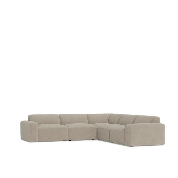 Malone 5 Piece Modular Corner Suite in Fabric - Image 18