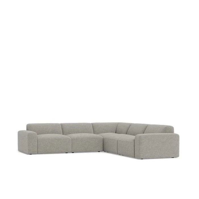 Malone 5 Piece Modular Corner Suite in Fabric - Image 26