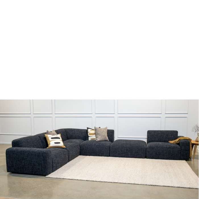 Malone 5 Piece Modular Corner Suite in Fabric - Image 6